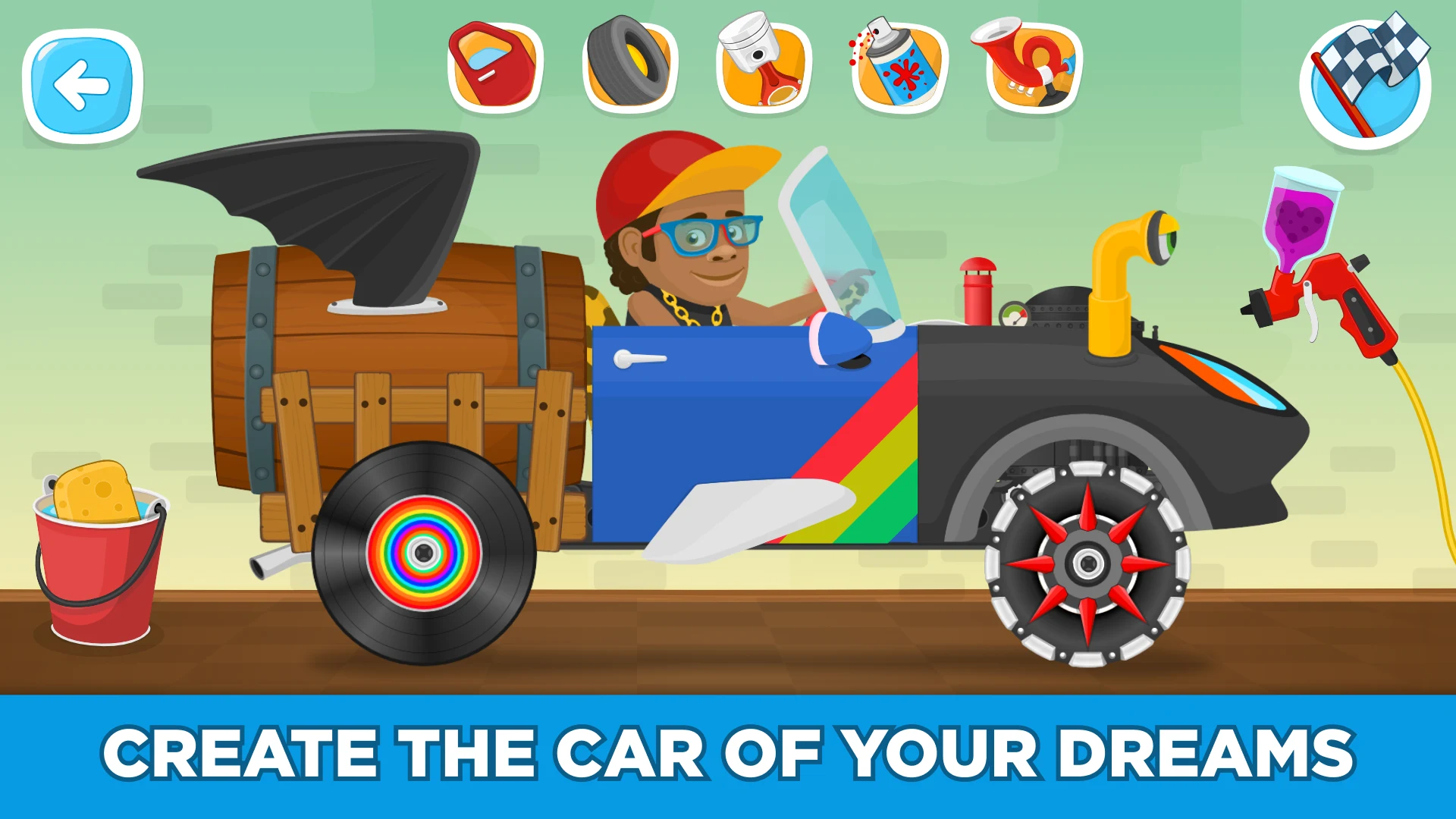 Racing for kids - cars & games screenshot