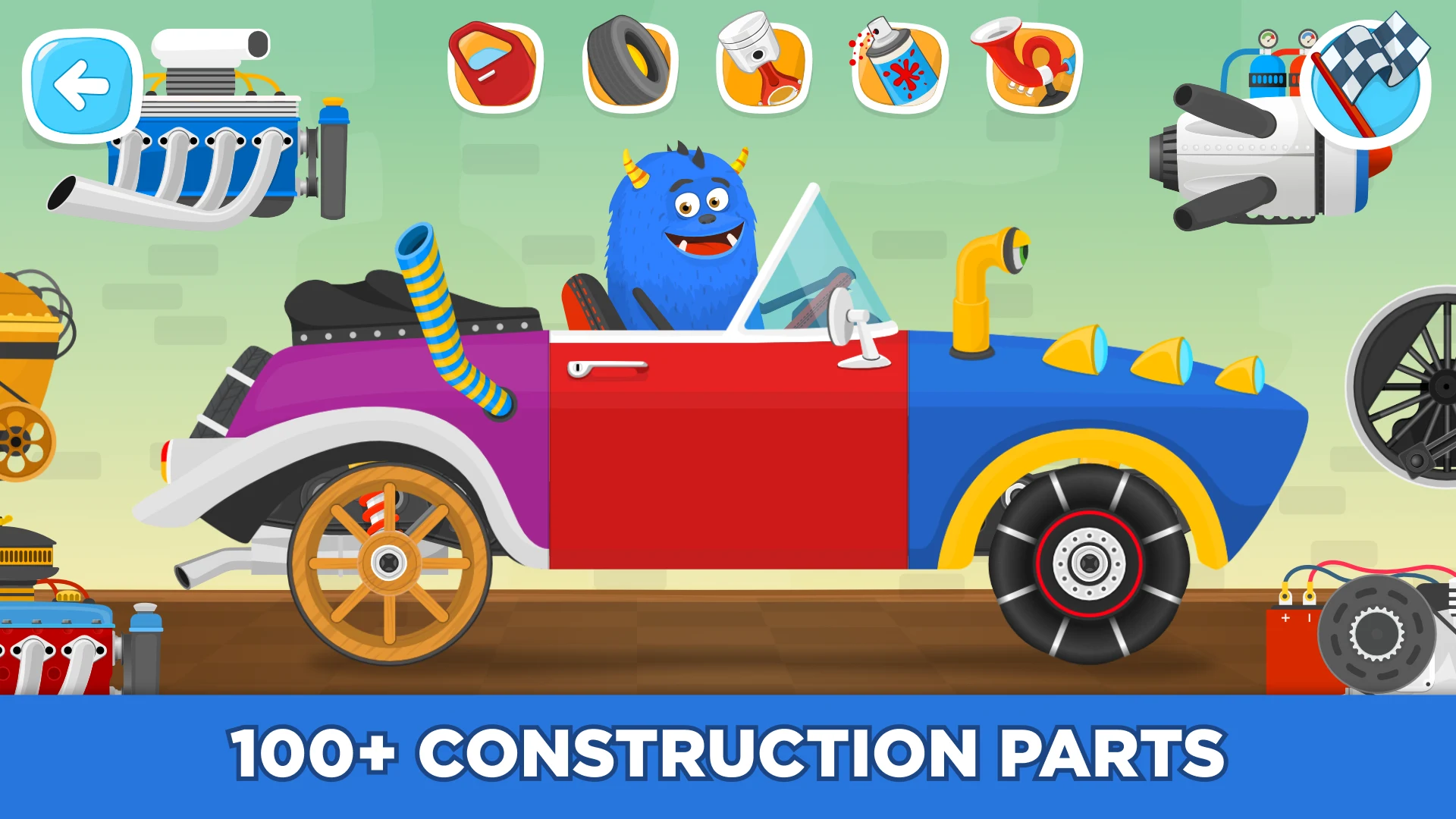 Racing for kids - cars & games screenshot