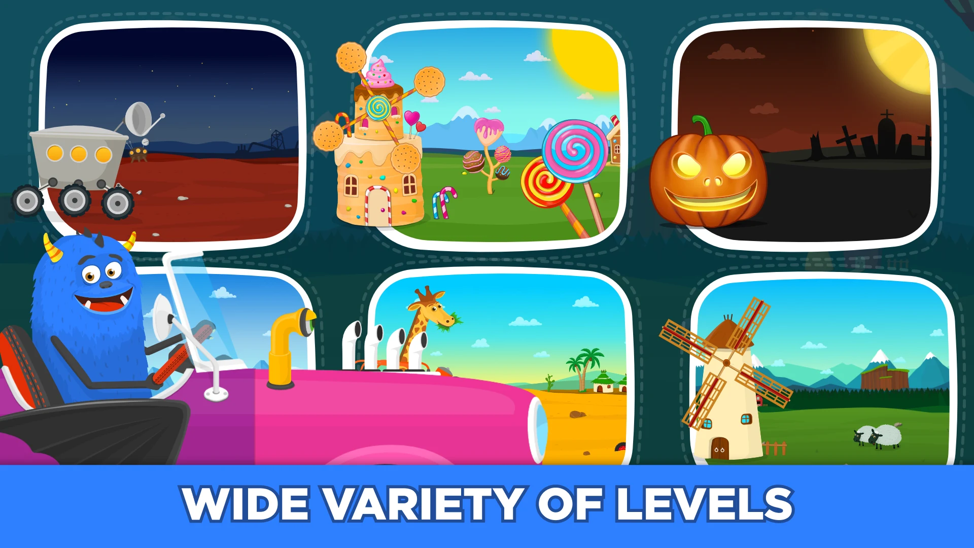 Racing for kids - cars & games screenshot